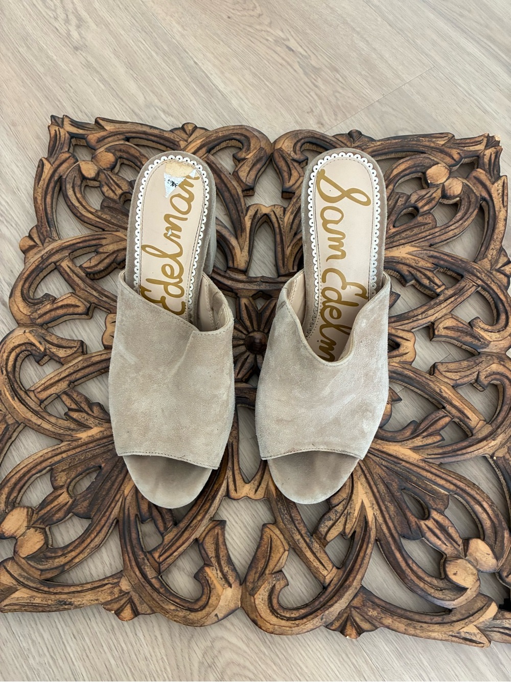 Sam Edelman Open-Toe Block-Heel Mule - Picture 2 of 5